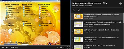 Vídeos en youtube sobre el funcionamiento del programa / software de gestión de almazaras GNA