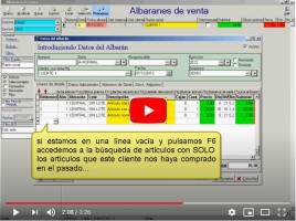 En este vídeo os presentamos un proceso fácil y rápido: hacer albaranes de venta y posteriormente imprimirlos y obtener multitud de listados.