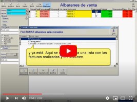 ¿Cómo se facturan los albaranes de venta? Hemos buscado sencillez, rapidez y potencia a la hora de facturar, logrando un proceso muy intuitivo y flexible. En el vídeo presentamos también el funcionamiento básico de impresión y envío por mail masivo de facturas.